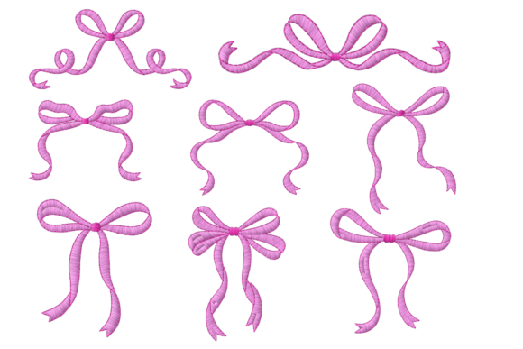 Download Creative Bow Embroidery Bundle - Bow embroidery Collection