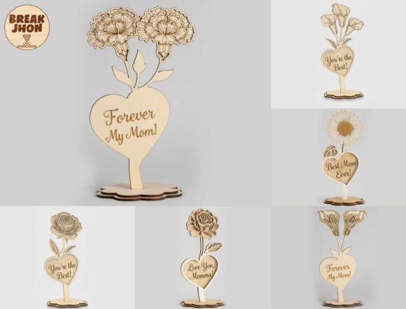 Download Mother’s Day Flower Stand SVG Bundle - Day Collection